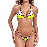 SHERRYLO Micro Bikini Extreme Sexy Womens Swimsuits G String Thong Bikinis Mini Bathing Suit for Women Microkini Swimsuit