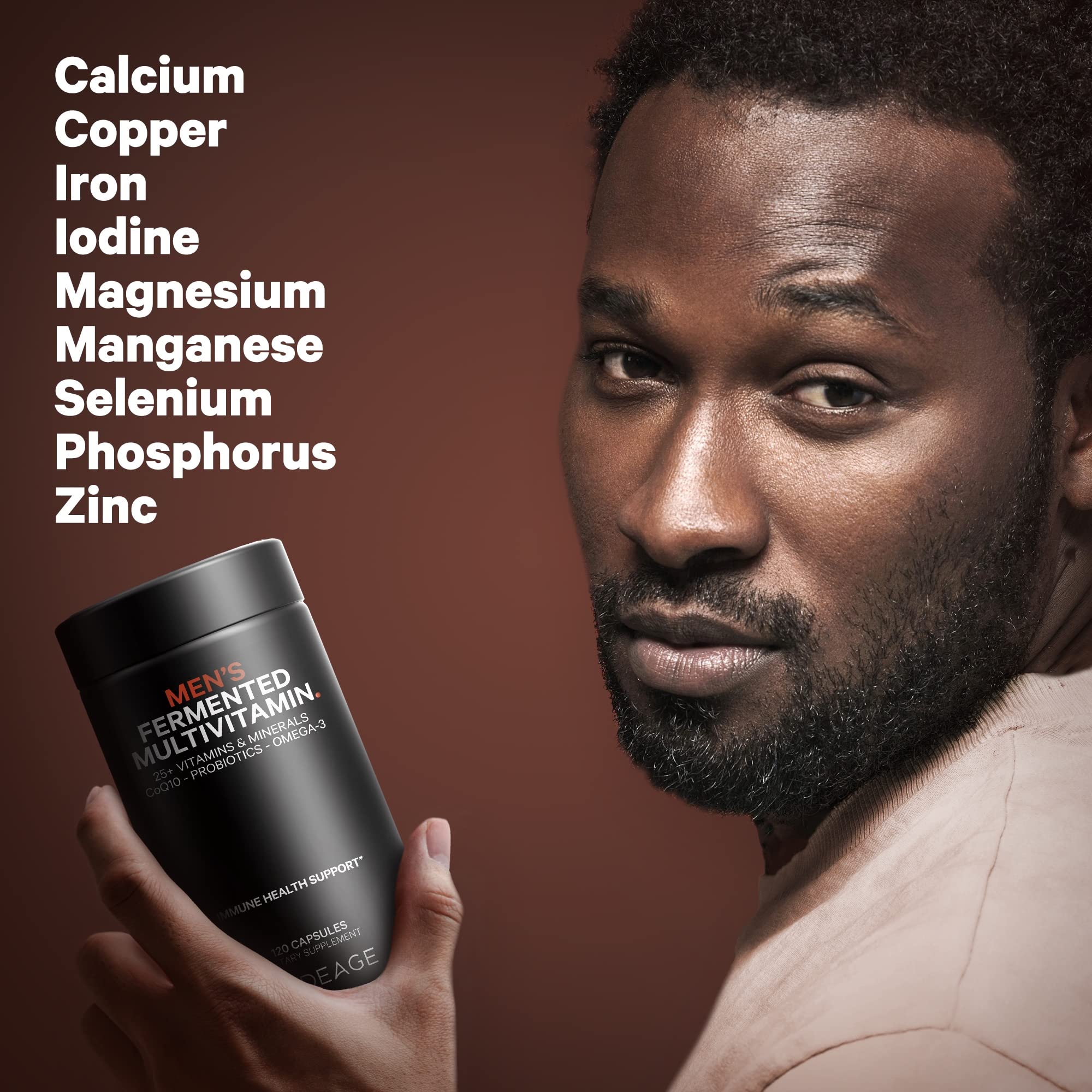 Codeage Daily Multivitamin Bundle: Women's & Men's Multivitamins, B-Vitamins, Probiotics, Food-Based Blends, 120 Capsules Per Bottle