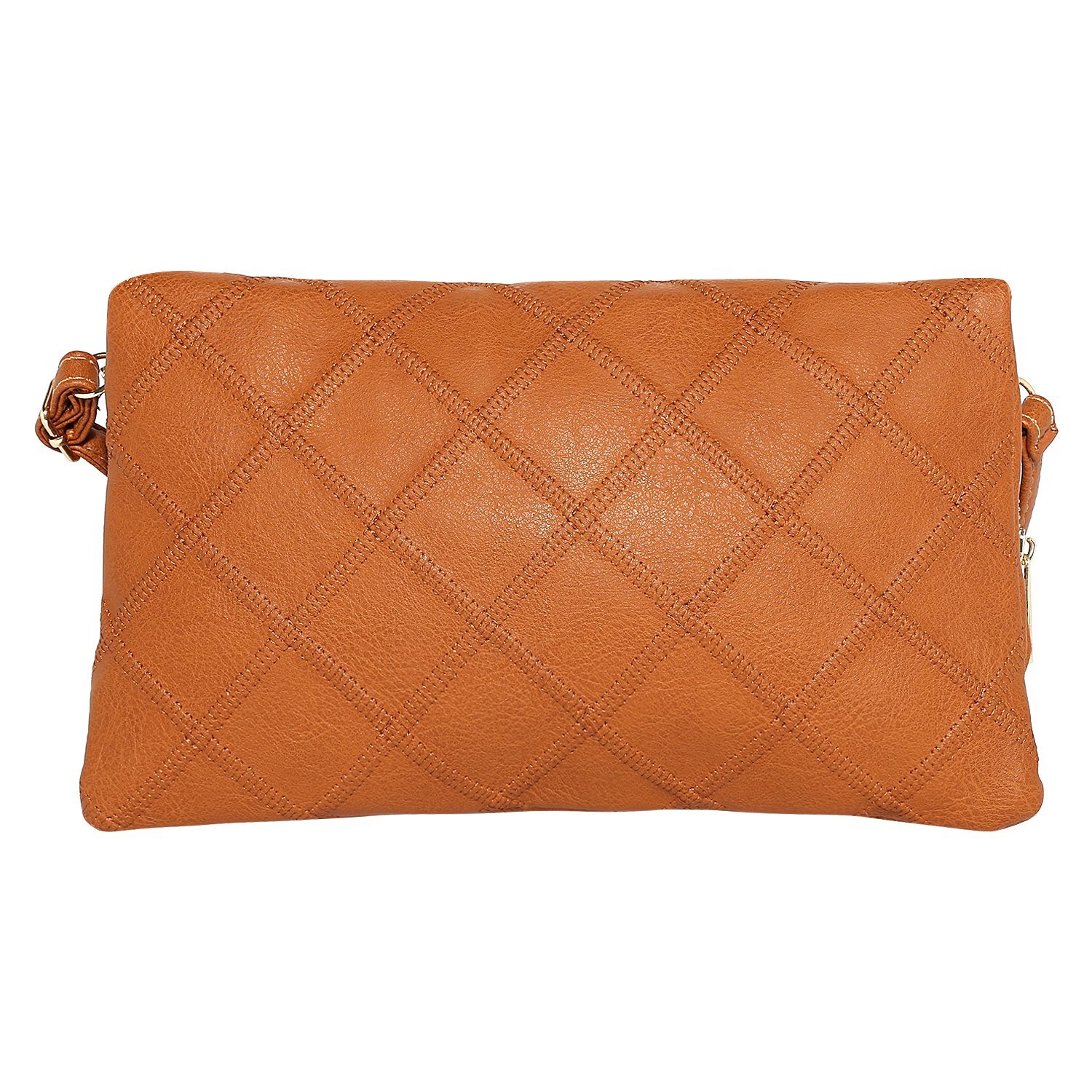 lino perros women's clutch (brown)