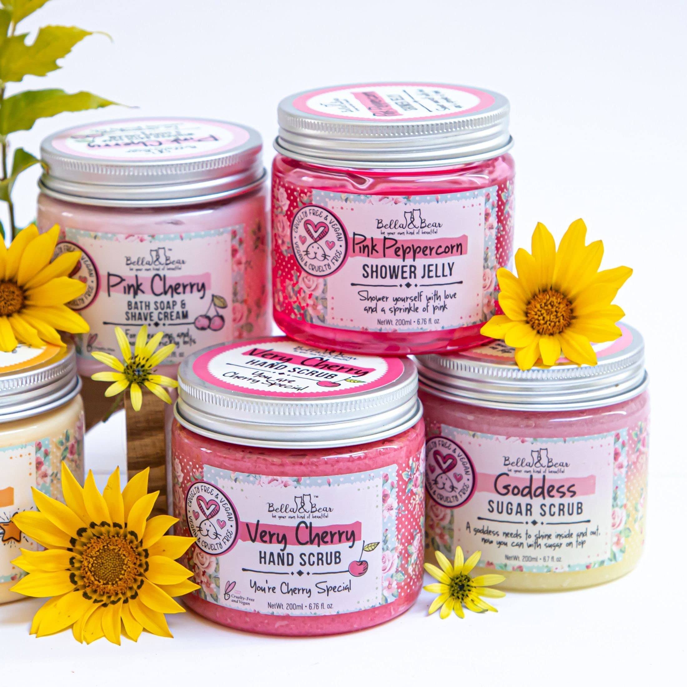 Bella & Bear Goddess Sugar Scrub - 3-in-1 Exfoliator, Body Scrub & Body Wash | Vegan, Cruelty-Free Bliss for Silky Smooth, Radiant Skin - Image 8