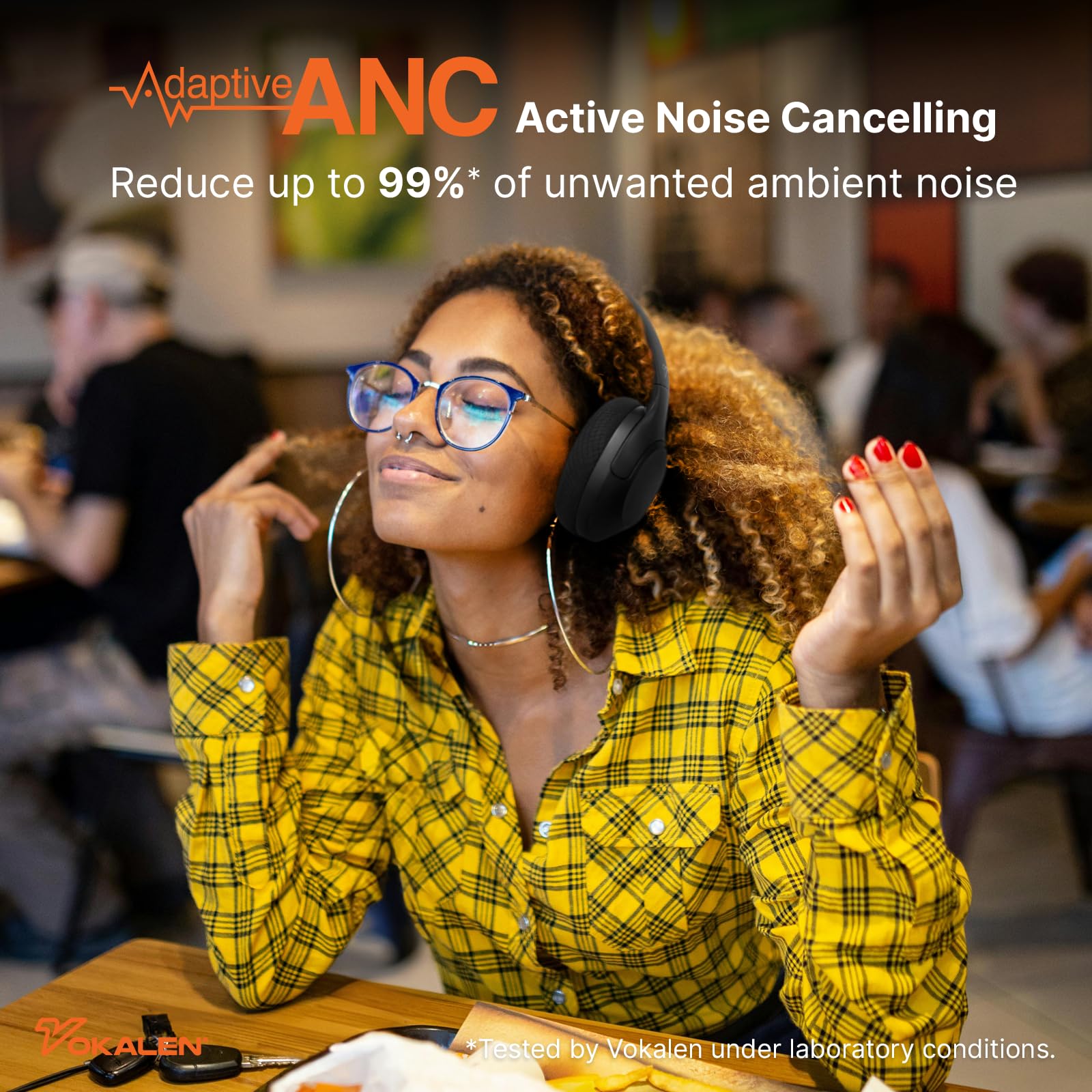 VOKALEN Hyper Pro | Adaptive Active Noise Cancelling | 60H - View #3