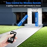 AIXPI Solar Security Light 189LED 1200LM 3 Heads Remote IP65 Motion Sensor view 4
