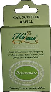 Amazon.com: Natural Car Air Freshener - 5 Refill Pads of REJUVENATE