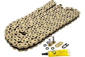 NICHE Gold 525 X-Ring Chain 128 Links with Connecting Master Link