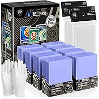 400 Card Sleeves Top Loaders for Cards, 3"x4" Hockey Card Protectors Hard Plastic, Trading Card Sleeves Fit for Hockey and Ga