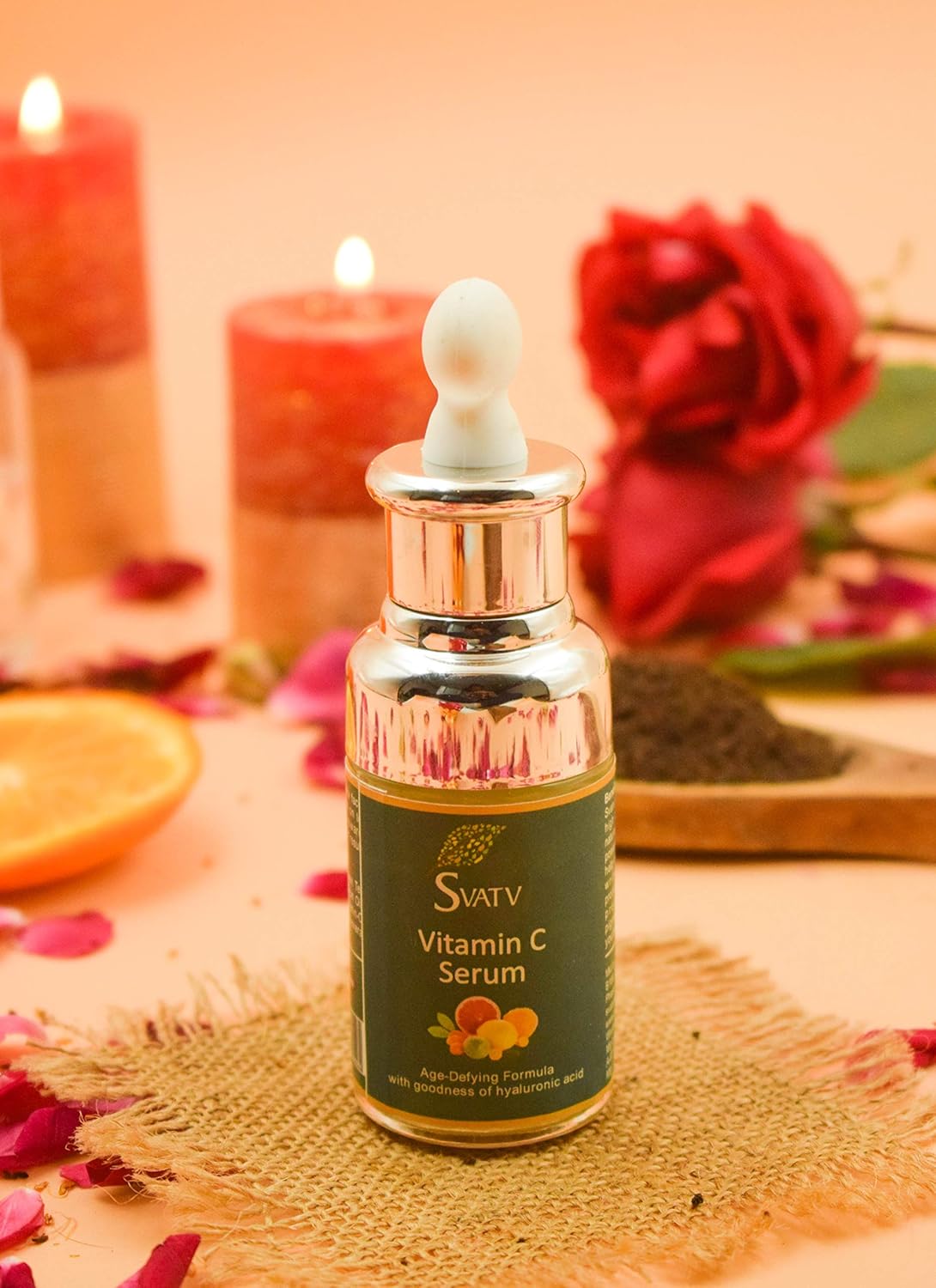 SVATV Vitamin C Serum for Face, with Ancient Indian DASHAMOOLA Group of