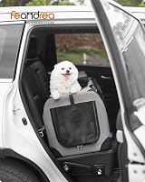Feandrea Foldable Pet Carrier Bag Large Soft Sided Travel Crate Smoke Grey view 2