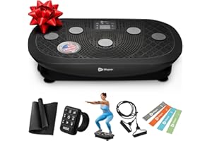 Lifepro Vibration Plate Machines – Full Body Workout, Recovery & Lymphatic Drainage with 4D Motion, Silent Operation, Joint Support, & Triple Motor Technology for Circulation, Fat Burn & Toning