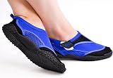 GEEZY Aqua Beach Surf Wet Water Shoes Unisex Neoprene Boots Black Blue Adult 10 view 6