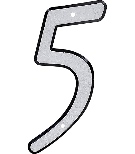 thumbnail image 2 of Hy-Ko Products FM-6/6 Floating House Number 6 (SIX), 6 2 of 14
