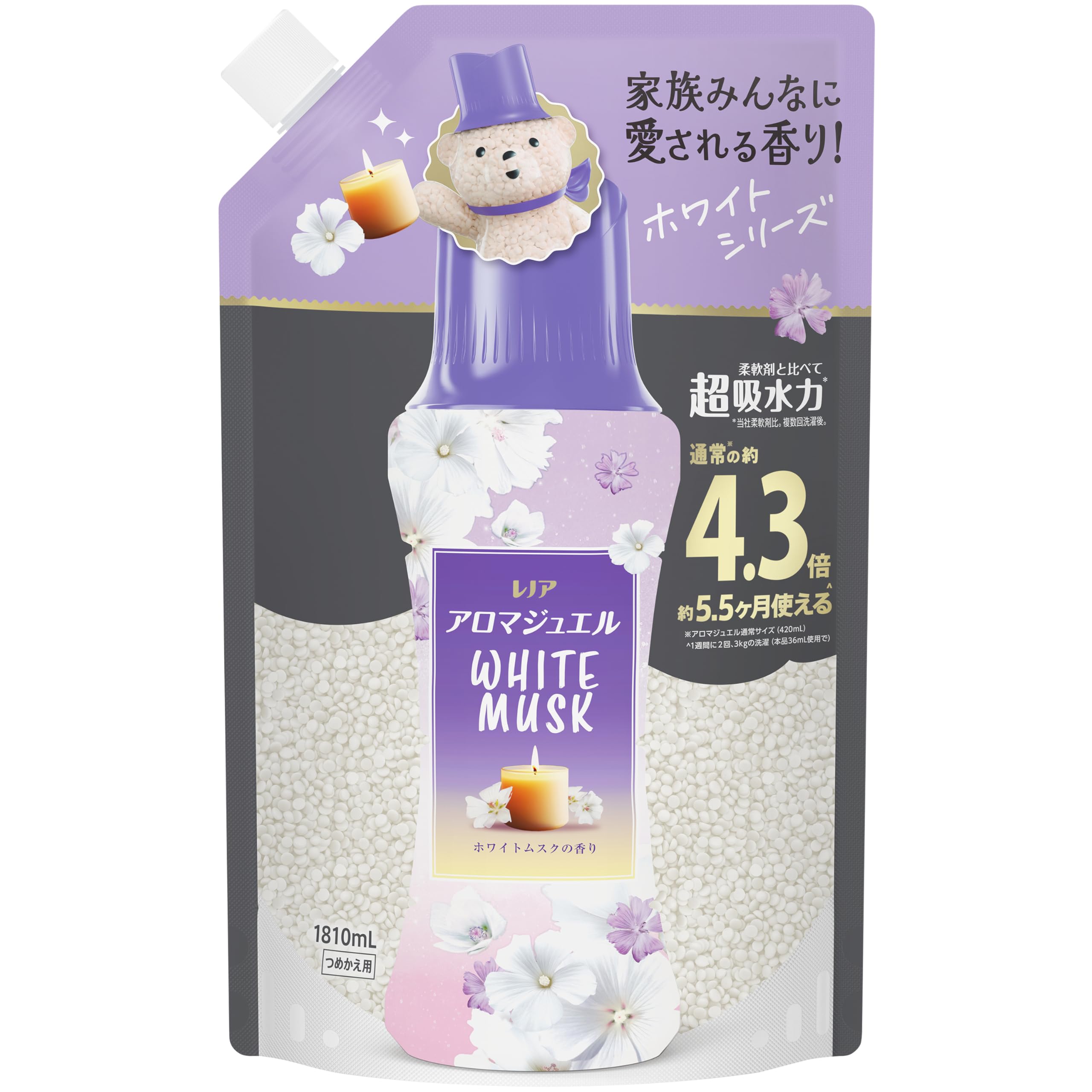 レノア アロマジュエル ホワイトムスクの香り 詰め替え 1810mLの商品画像