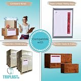 Triplast A4 Document Enclosed Wallets Pack of 100 Clear Self-Seal view 6