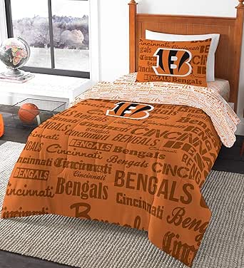 Amazon.com : NFL Cincinnati Bengals Bedding Set : Clothing