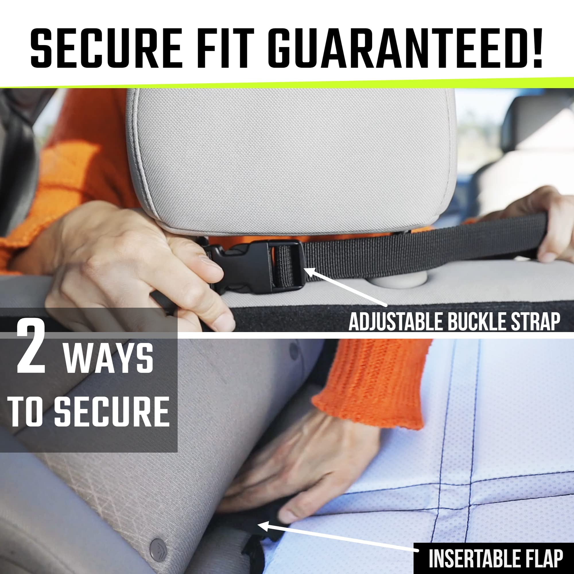 Sunferno Car Seat Protector for Child Car Seat – Baby Car Seat Cover for Ultimate Protection | Keeps Upholstery Clean, Safe & Damage-Free | Waterproof, Padded & Anti-Slip for Stress-Free Rides