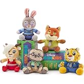 Disney Store Official Zootopia Wishables Shimmer Series - Disney Blind Box Plush - 5 Inch Mystery Toys with Detailed Micro Plush Sculpting, Embroidered Stars &amp; Outfits (Contains 1 Mystery Plushy)