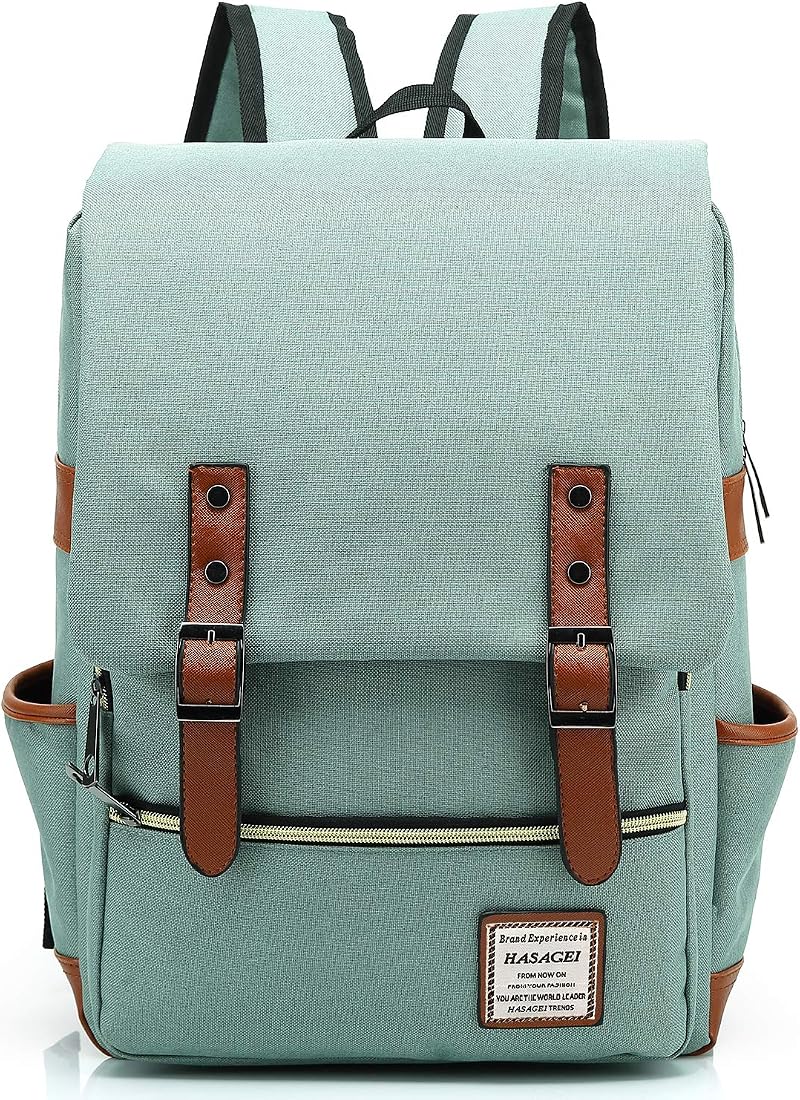 HASAGEI Vintage Backpack Rucksack Daypack 15.6 Laptop Tablet A4 Casual
