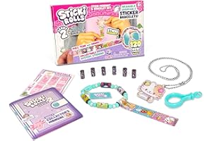 Sky Castle Sticki Rolls Pendant Pack | 120 Exclusive Wearable Shareable Stickers with Pendant and Bracelet | Collect and Share | Ages 5 and Up | Series 2 - Cora & BeeBee