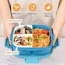 AGREON Bento Boxes with Removable Compartments for