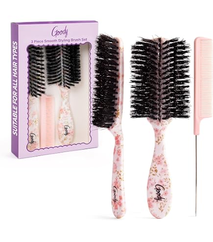 Amazon.com : Goody Straight Talk Styler Hair Brush and Comb Set