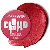 Maybelline Cloudtopia Blush for Cheeks and Lip Mousse, Ultra-Vivid, Pigmented Formula for Up to 14HR of Blush and Lip Makeup Color, Ethereal Rouge, 1 Count