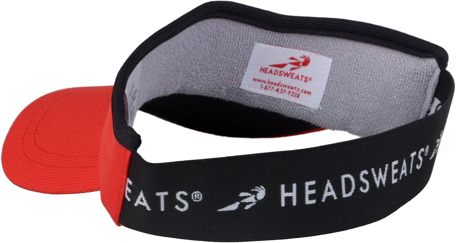 Headsweats Supervisor Sun/Race/Running/Outdoor Sports Visor, Black, One Size: Clothing