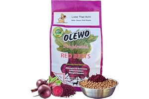 Olewo Original Red Beets for Dogs – Natural Anti Itch for Dogs, Dog Food Topper, Immune, Cleansing, Skin & Coat Support, Dehydrated Whole Food Dog Multivitamin, Fiber for Dogs, 1 lb