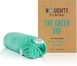 Noughty Microfiber Hair Towel 97% Natural Quick-Dry Red Green view 2
