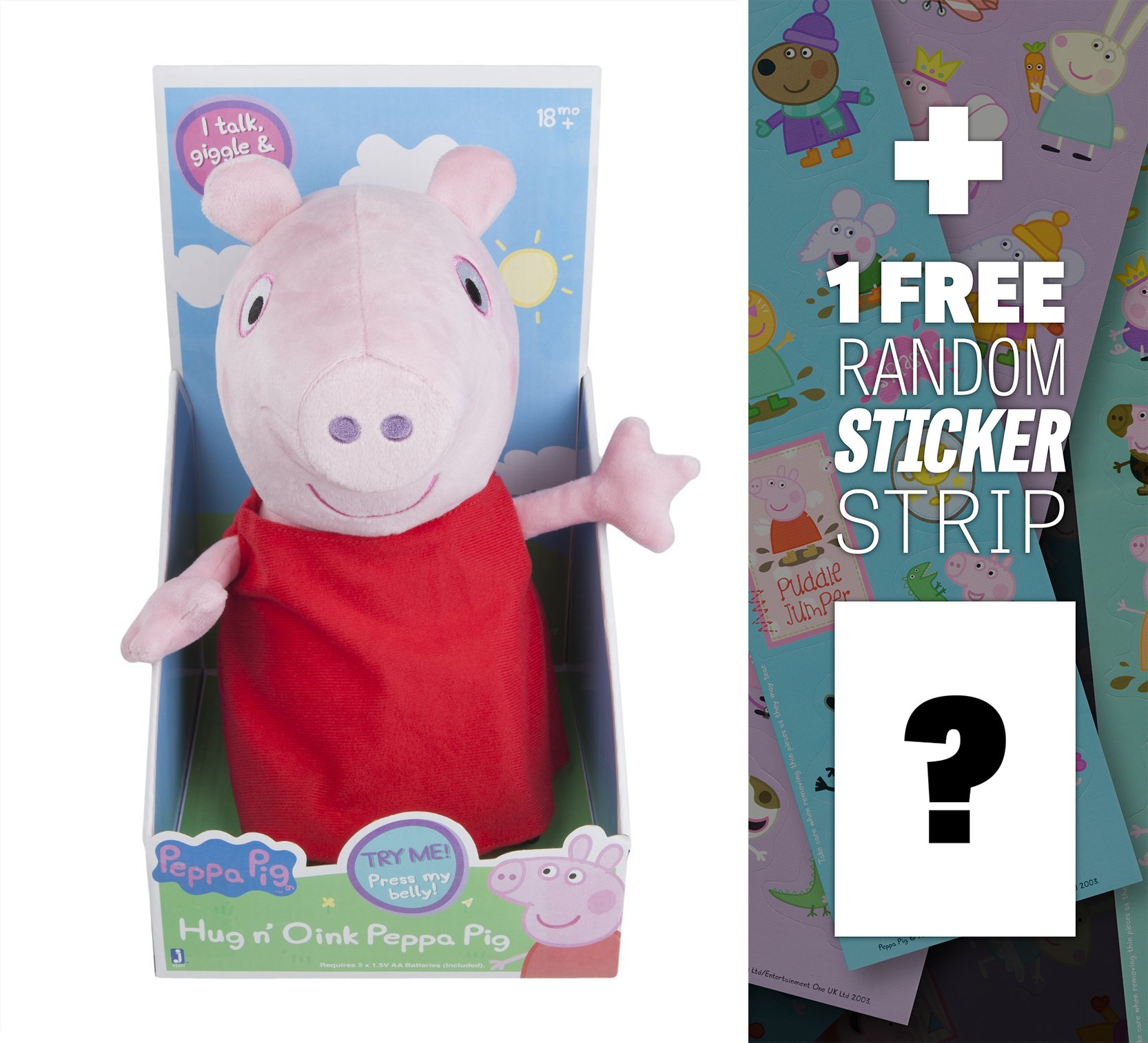 Hug N Oink 12 Peppa Pig Plush W Sounds Desertcart INDIA