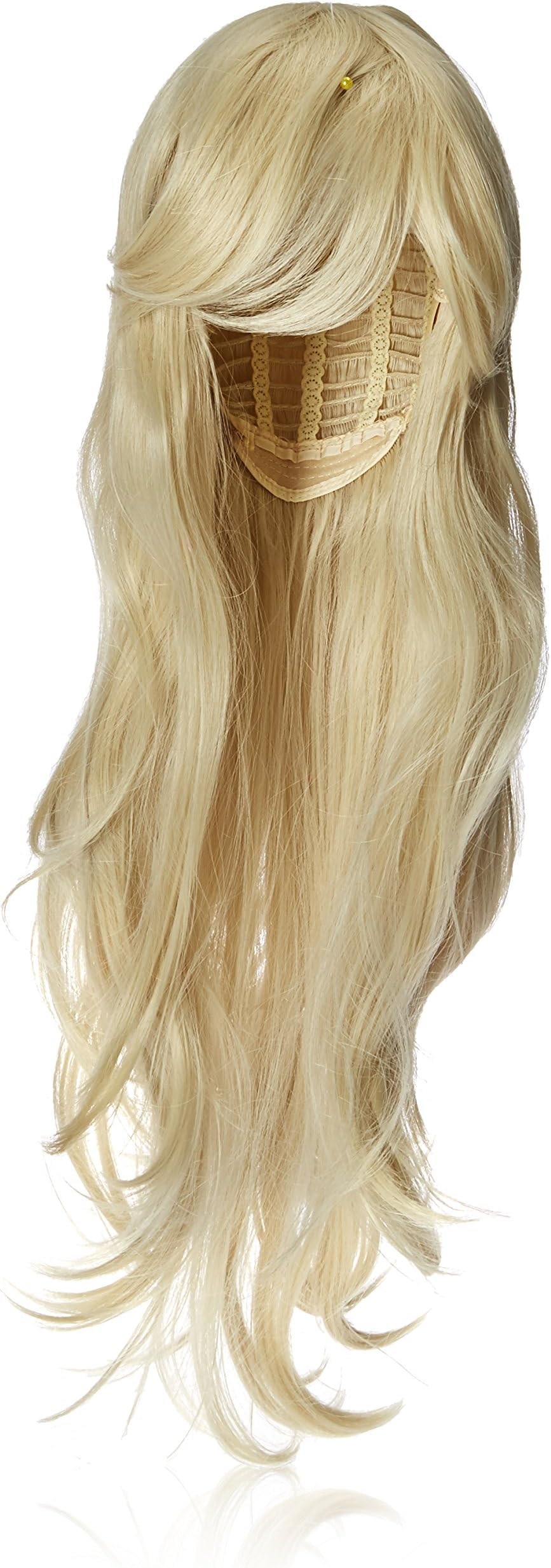 YOPO 28" Wig Halloween Long Big Wavy Hair Women Cosplay Party Costume Wig(Light Blonde)