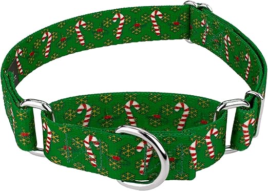 christmas martingale dog collars