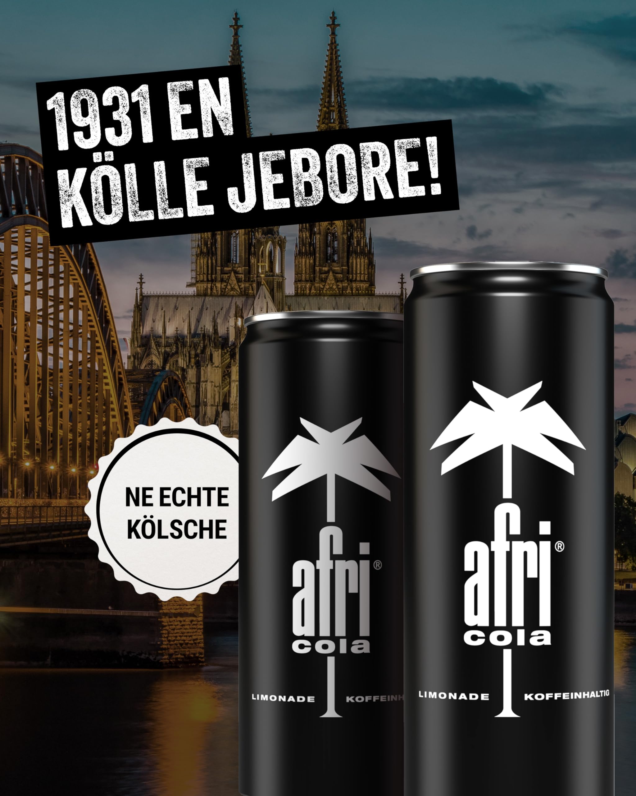 afri cola – Cola-Drink 24 x 330 ml in der Dose – Kultgetränk mit Zucker & vollem afri-Geschmack – Koffeinhaltige Cola-Limonade mit intensivem, einzigartigem Geschmack in praktischen Getränkedosen 6