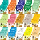 OBS lab 60 Pcs Korean Ultra Hydrating Essence Mask, 20 Minutes Facial Skincare Mask Sheet, Moisturizing Skincare (4 x 15 Types)
