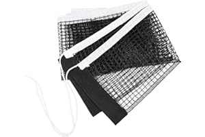 uxcell Retractable Ping Pong Net for Any Table, Portable Table Tennis Net Replacement, Folding 68" Nylon String Tension Ping 