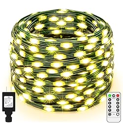 ROADAYLY Outdoor Christmas String Lights 196feet