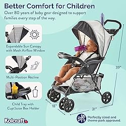Kolcraft Cloud Plus Lightweight Umbrella Stroller