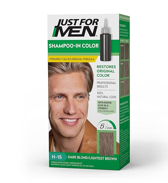 JUST FOR MEN SHAMPOO-IN COLOR (FORMERLY ORIGINAL FORMULA),...