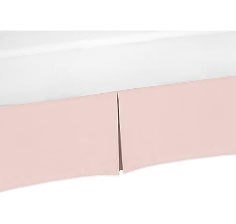 blush pink crib skirt