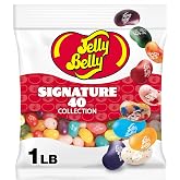 Jelly Belly Signature 40 Jelly Bean Collection - 1 Pound (16 Ounces) Resealable Bag - Genuine, Official, Straight from the Source