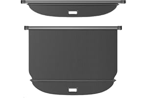 smnuxwm Cargo Cover for 2018-2023 Subaru XV Crosstrek Impreza (NOT Fit Hybrid Model)（Carbon Fiber Texture）