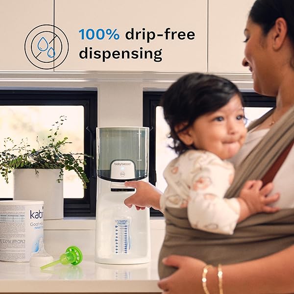 BABY BREZZA INSTANT BABY BOTTLE WARMER – FAST WATER WARMER INSTANTLY DISPENSES 24/7 IN 3 TEMPERATURES, WHITE