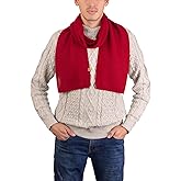 NOVICA Alpaca blend scarf, 'Cozy Crimson'