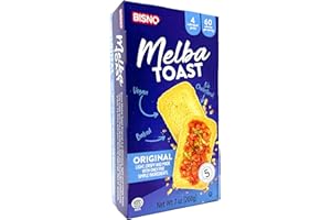Galil Melba Toast Crackers – Thin and Crispy Mini Toasts 7 Ounce, Vegan, Kosher Baked Mini Toast (7 Ounce, Original)
