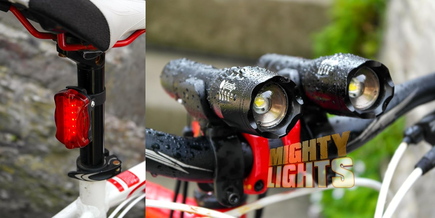 18650 battery bike light