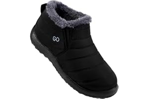 DUOYANGJIASHA Womens Snow Boots Winter Shoes Warm Fur Lined Ankle Booties Waterproof Comfortable Boots for Women