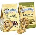 Mulino Bianco Mix Baiocchi Biscotti Farciti con Crema al Cacao e al Pistacchio, 240g [2 Confezioni]