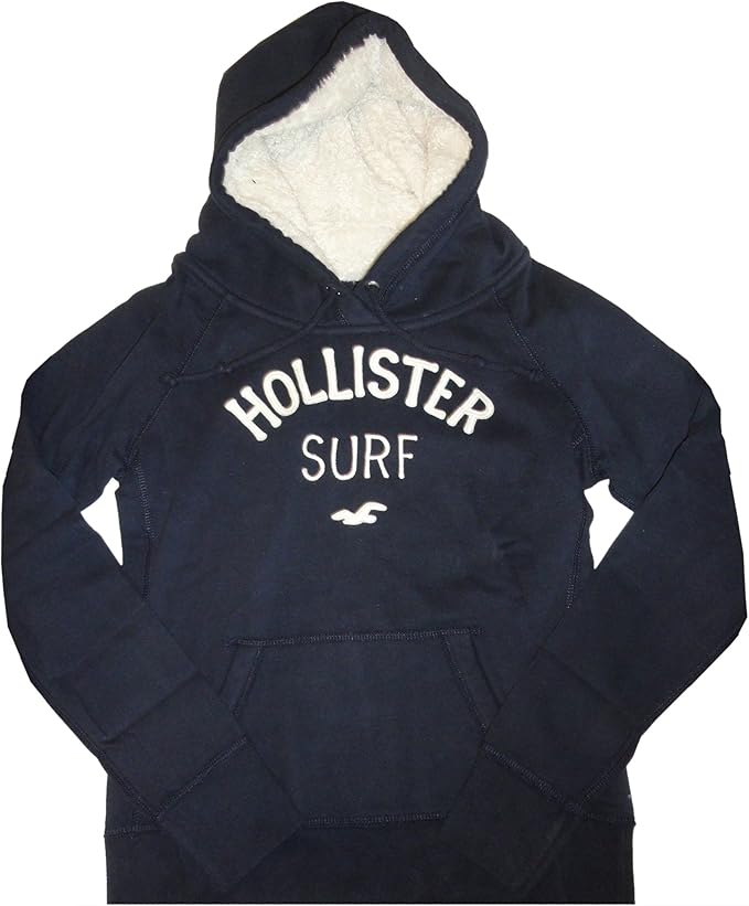 navy blue hollister zip up hoodie
