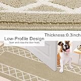 SHACOS Runner Rug 60 x 180 cm Non Slip Hallway Beige 100% Polypropylene view 4