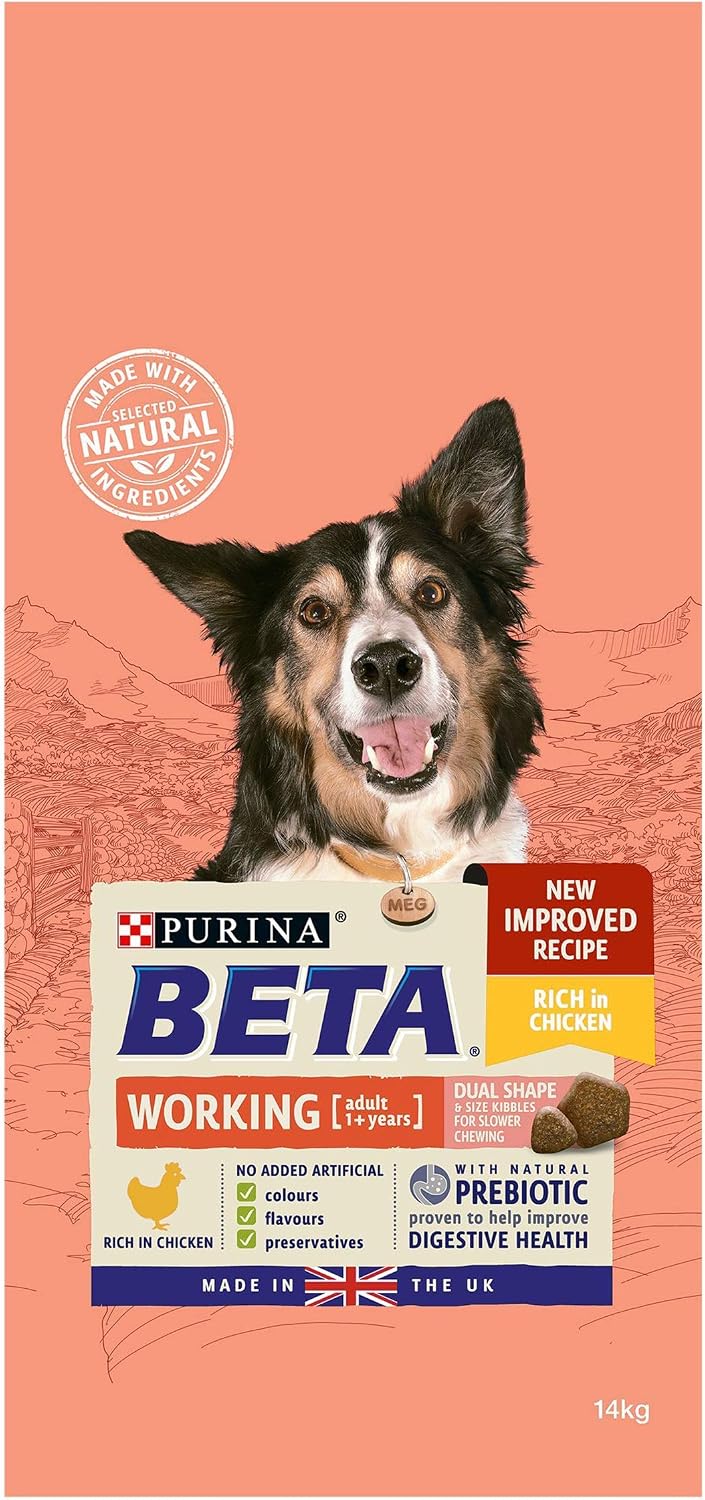 Beta Working Dog Chicken Dry Dog Food 14Kg, transparent, 14 kg - Image 3