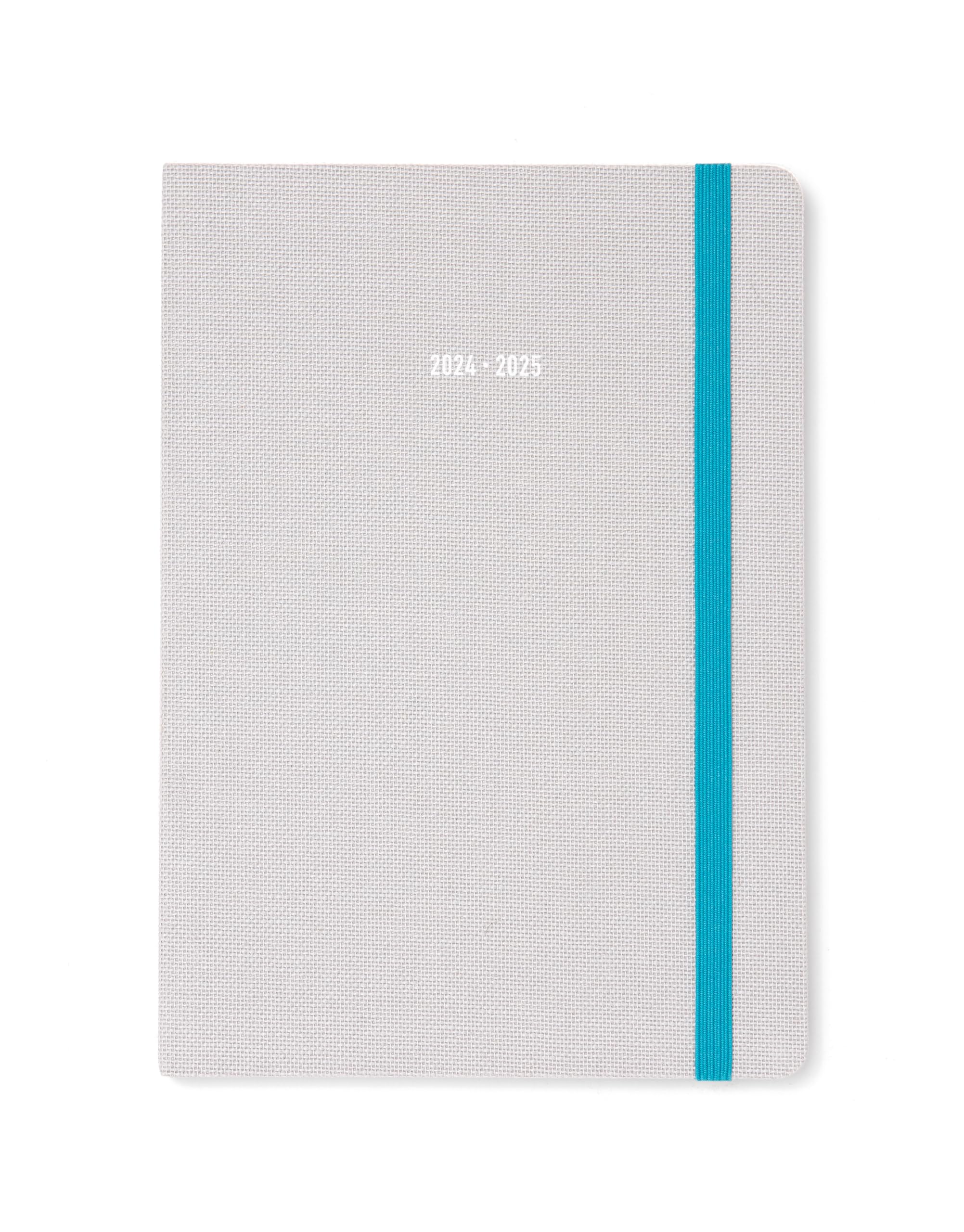 Letts of London Raw A5 academic 2024/2025 week to view diary - grey