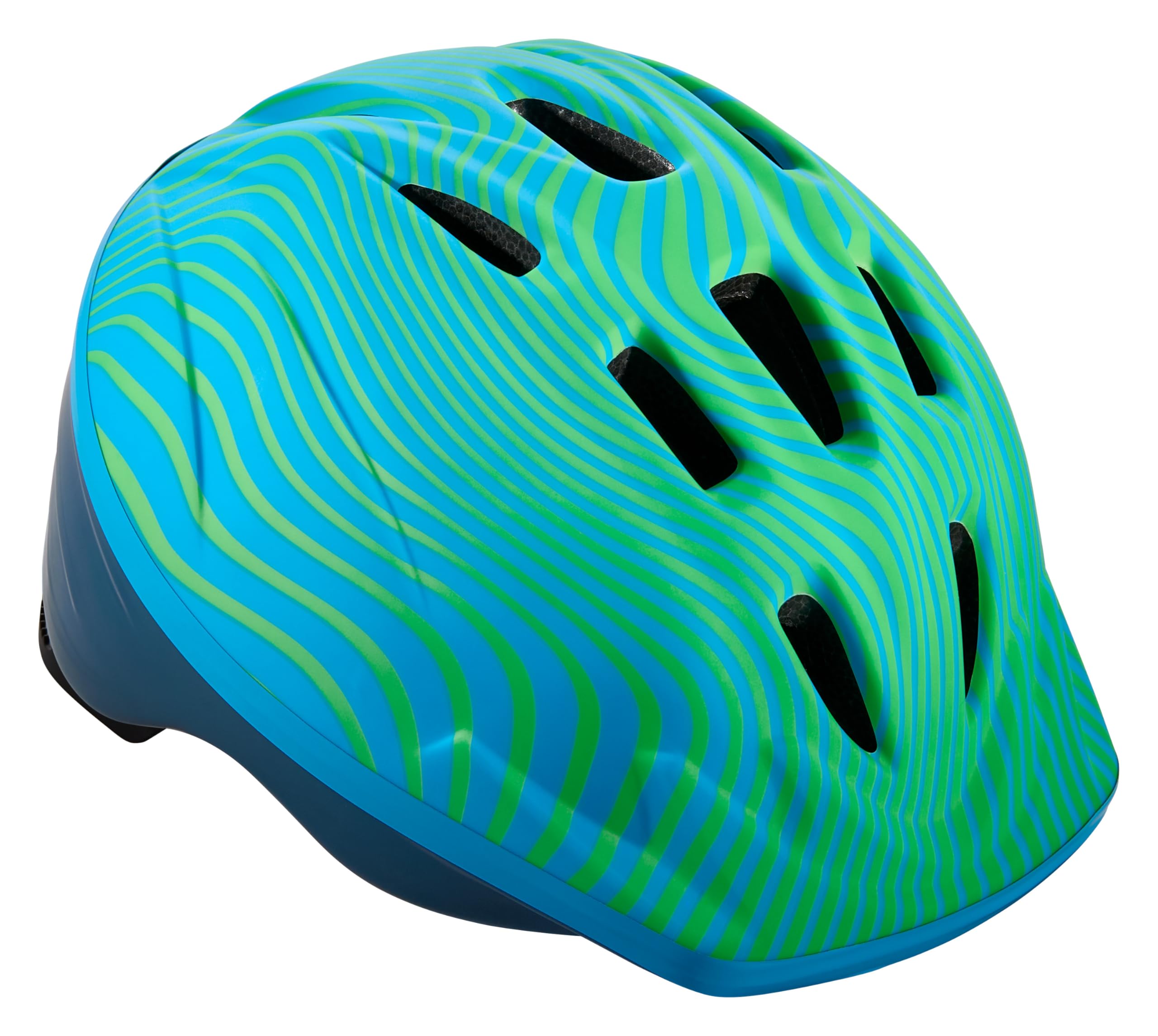 Photo 1 of Schwinn Classic Infant Bike Helmet for Boys Girls Age 0-3 Years Old, Suggested Fit 44-50 cm, Dial Fit, Full Range Padding, Lower Molded Shell, Integrated Visor, Blue/Green